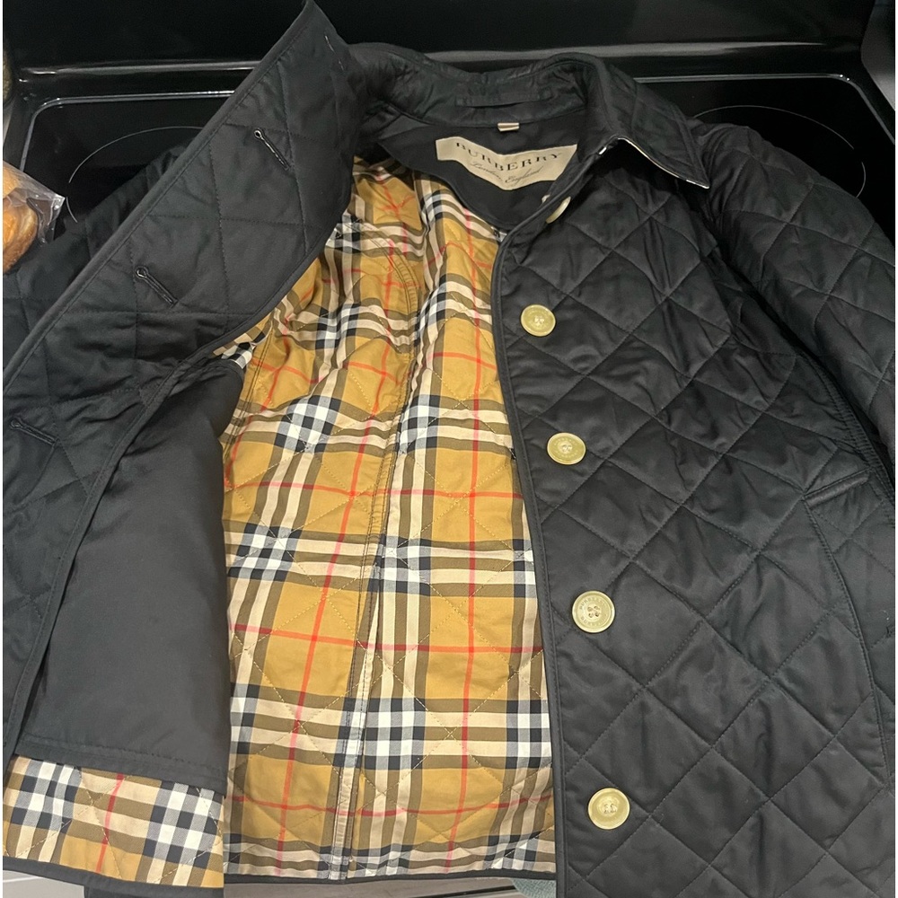 Burberry quilted jacket